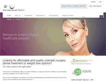 Tablet Screenshot of euromedicaltours.com